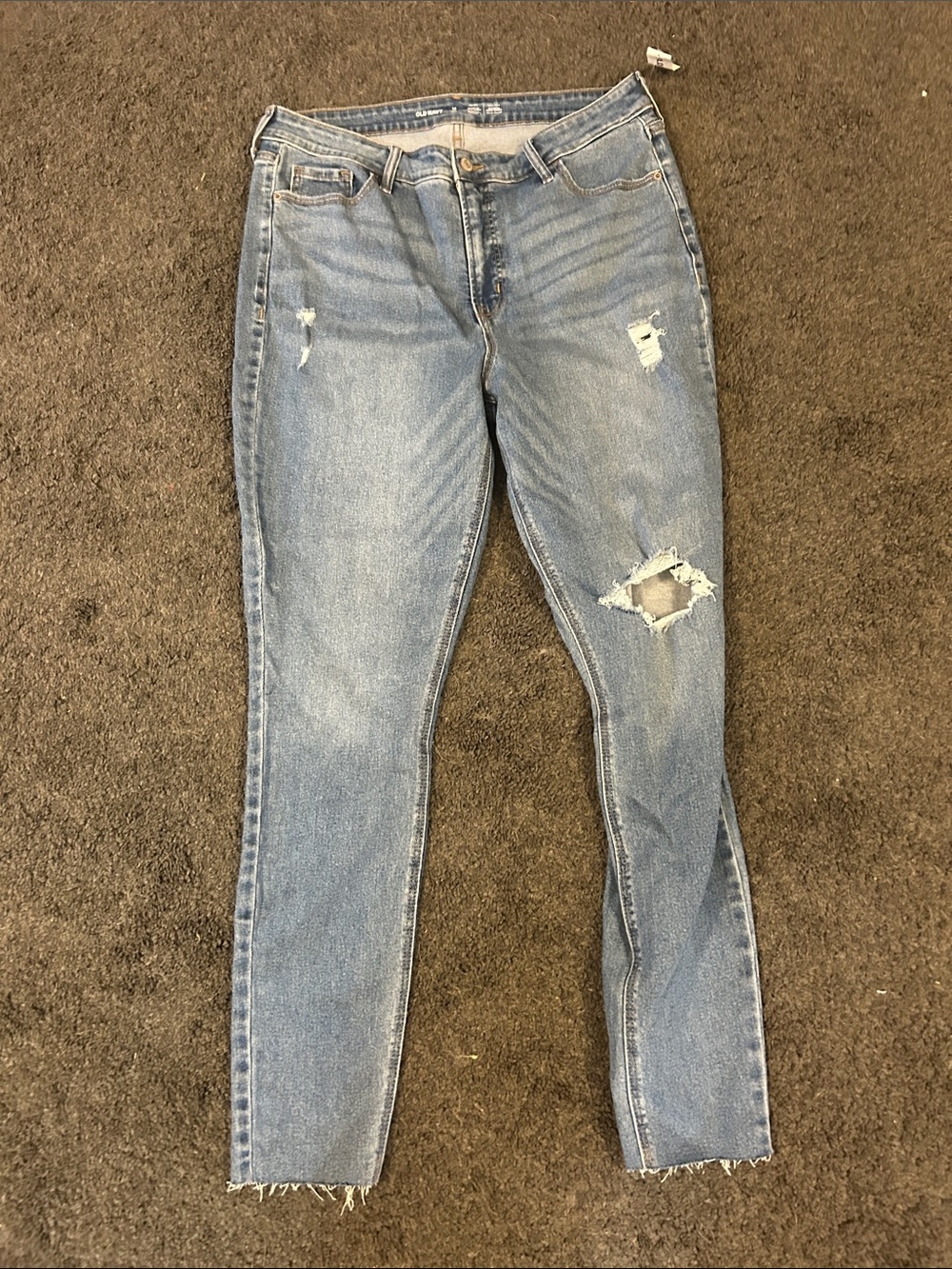 Women’s Light Blue old navy rockstar super skinny 16T